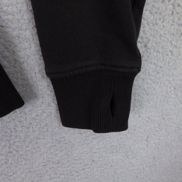 Zyia Active Hoodie Women's Large Black Hooded Sweatshirt Jacket Full Zip Long - Picture 7 of 11